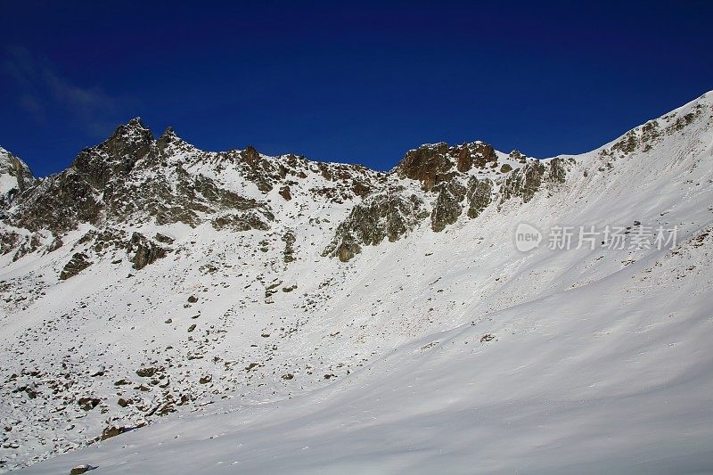 Ischgl / Samnaun滑雪场，奥地利冬季